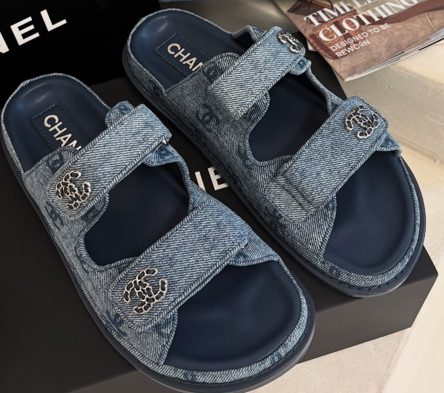 Sandales en denim CC