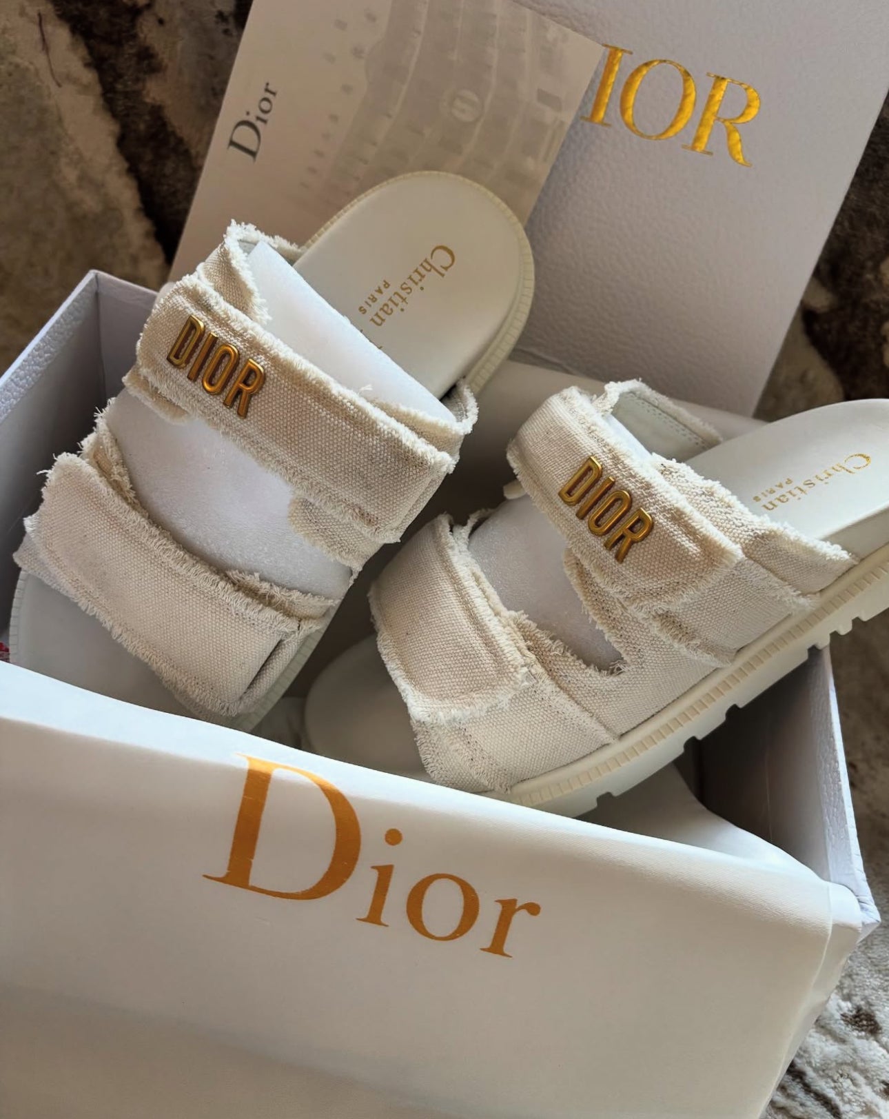 Sandales blanches CD