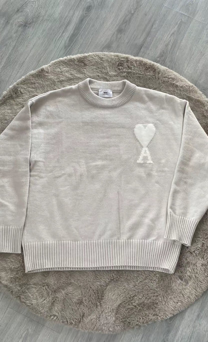 Pull beige Ami Paris