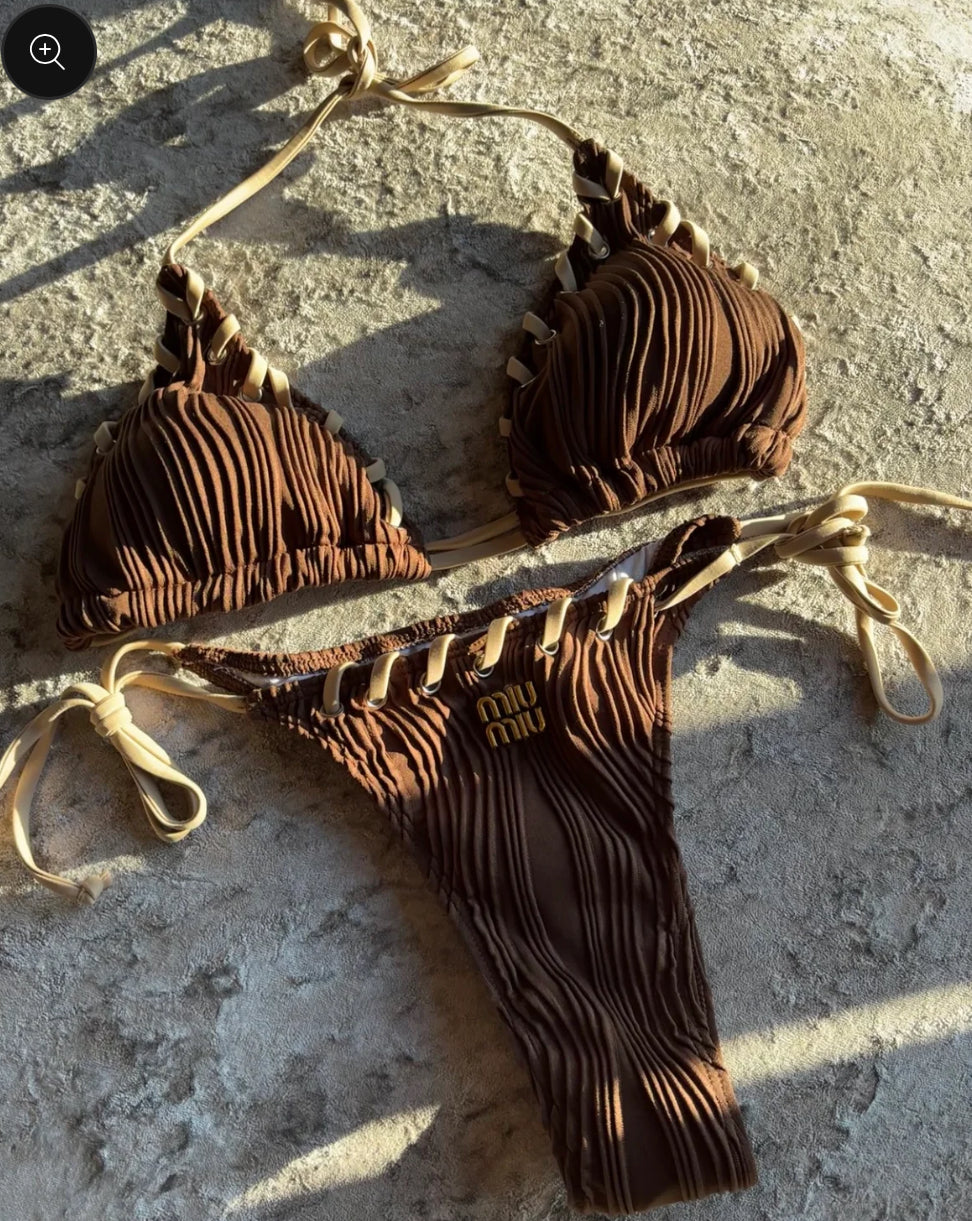 MIU MIU BIKINI MARRON