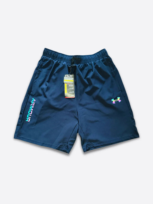 Short fluo bleu marine Under Armour