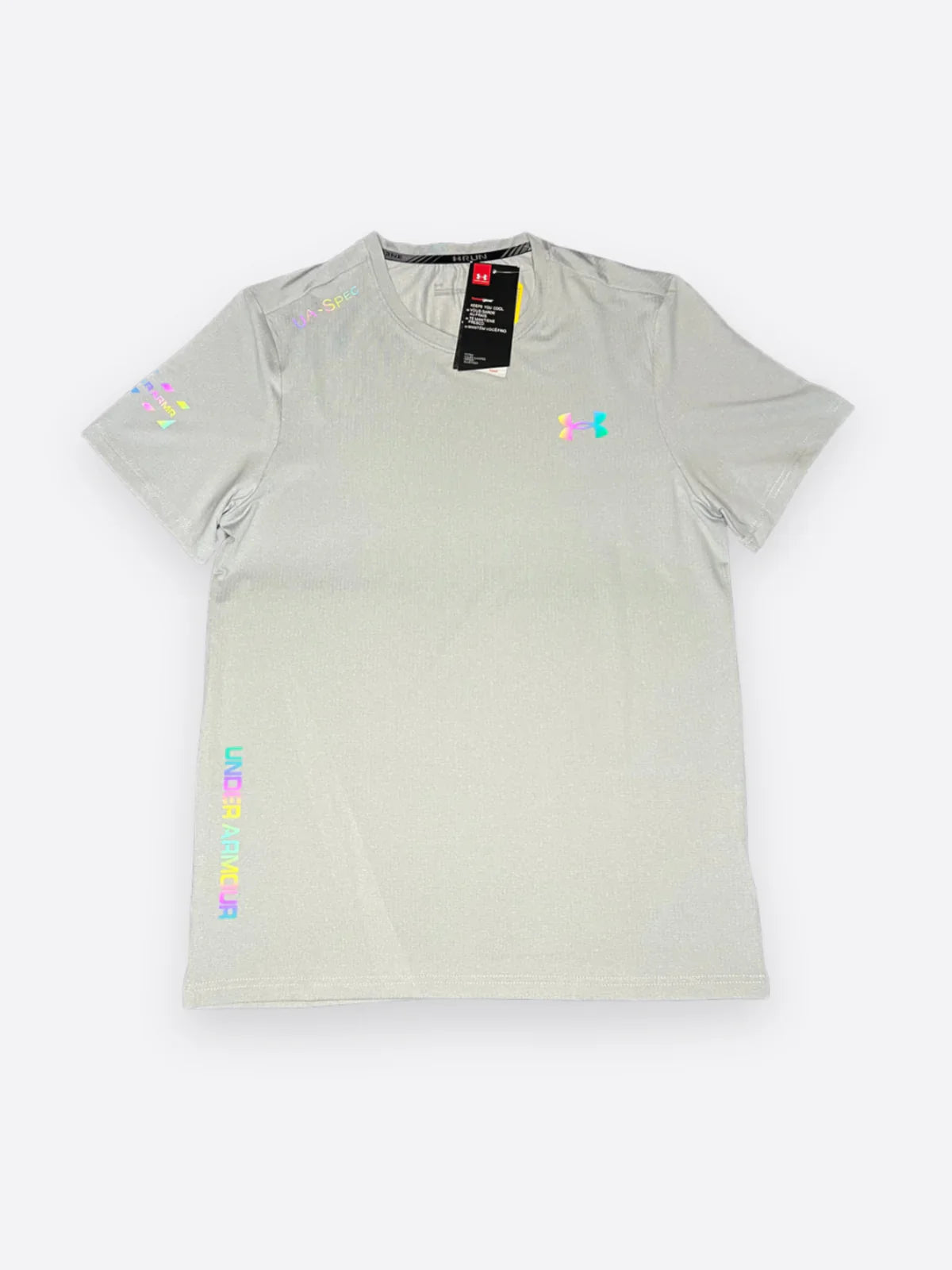 T-SHIRT FLUORESCENT GRIS UNDER ARMOUR