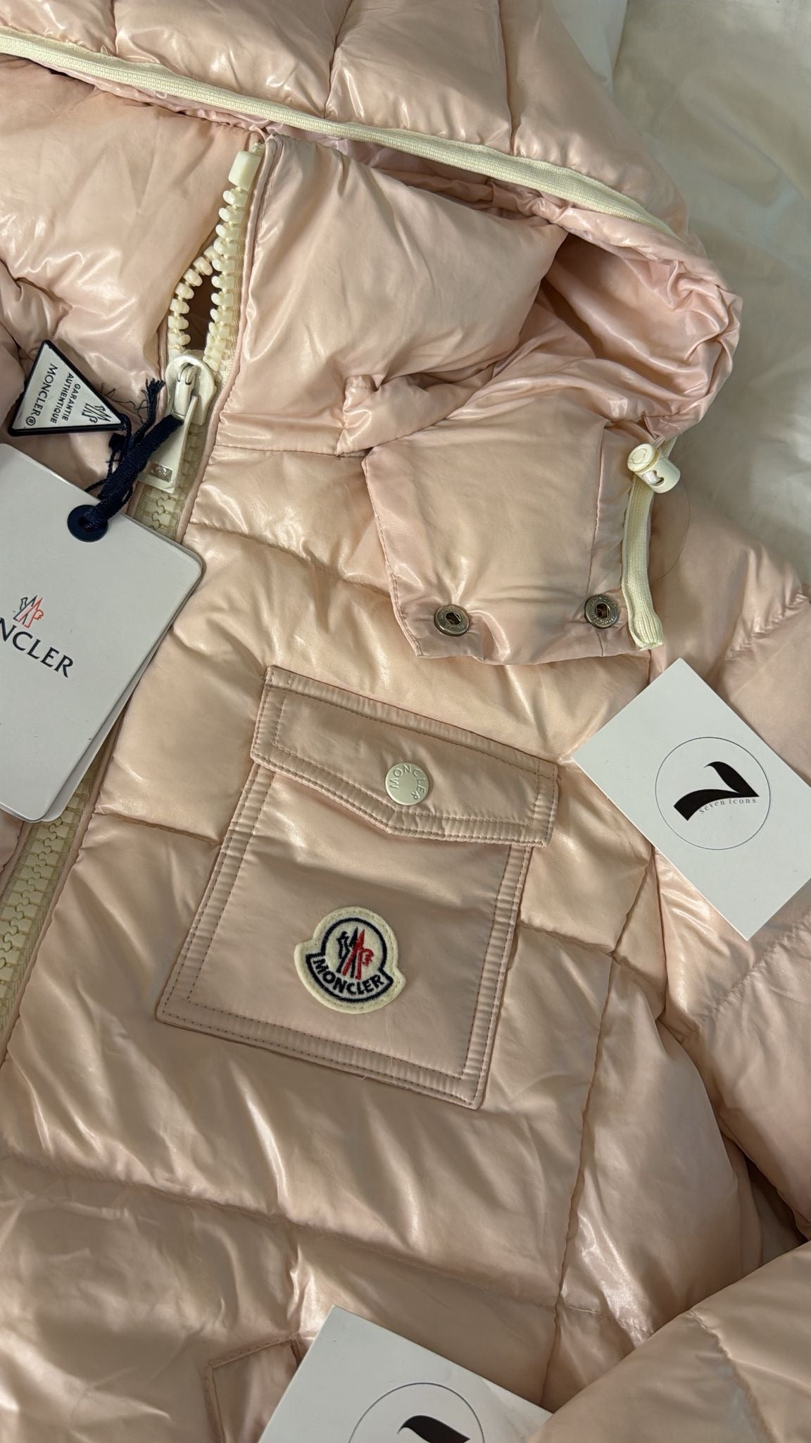VESTE MONCLER ROSE PÂTE