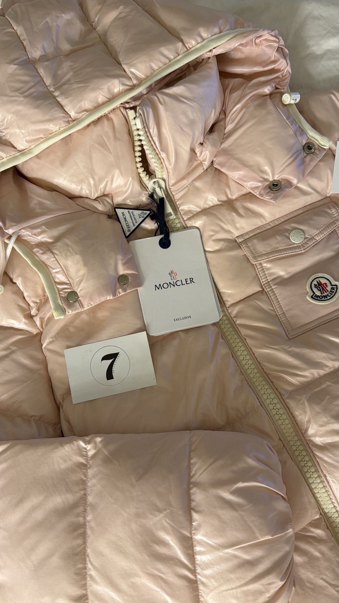 VESTE MONCLER ROSE PÂTE