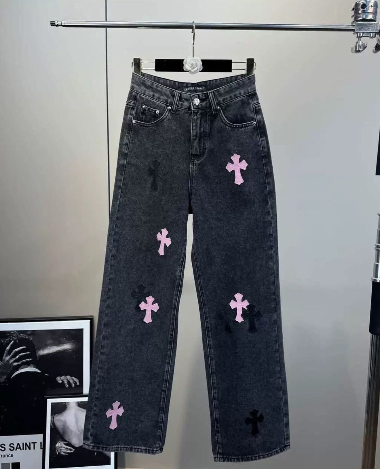 jeans Chrome Hearts