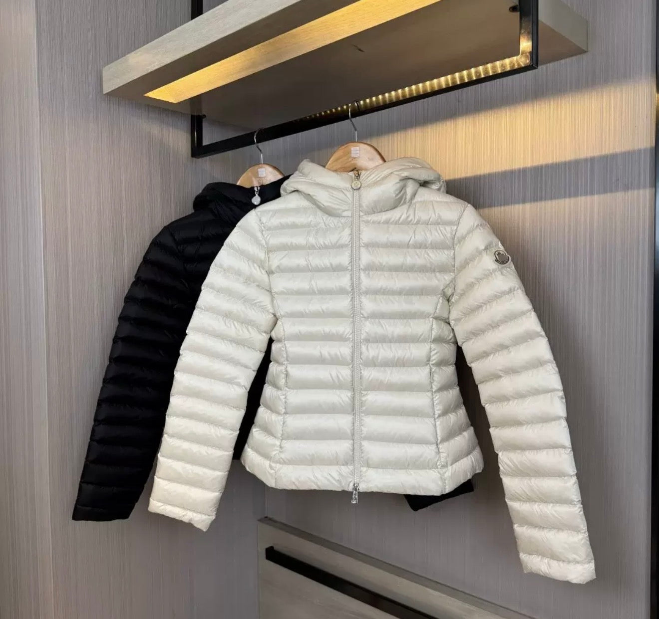 VESTE MONCLER IGE NOIRE/BLANC