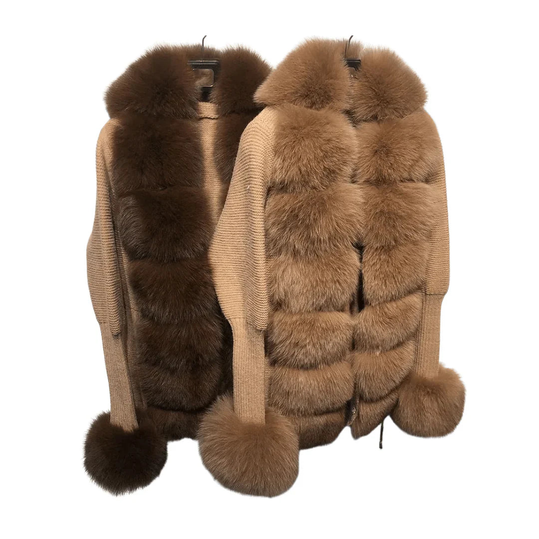 LE CARDIGAN ÉCLAT MARRON