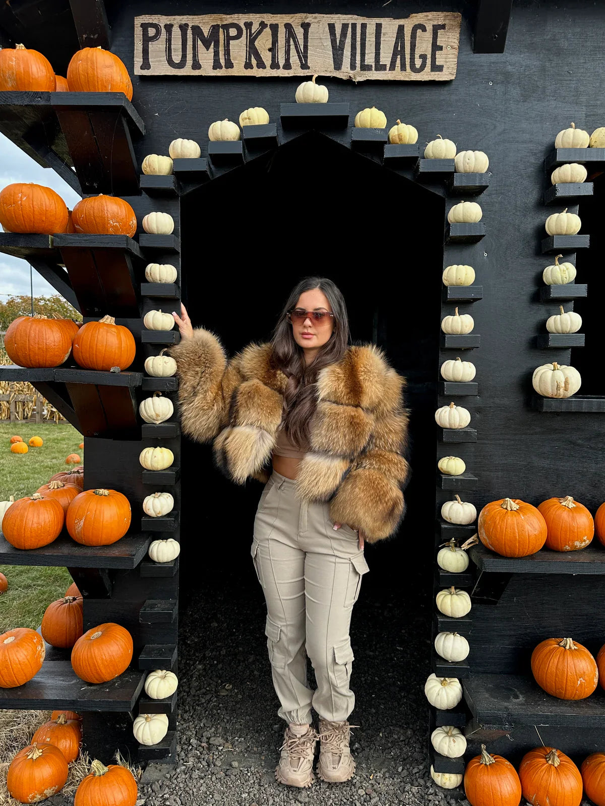 MINI-MANTEAU À BULLES MIEL RENARD