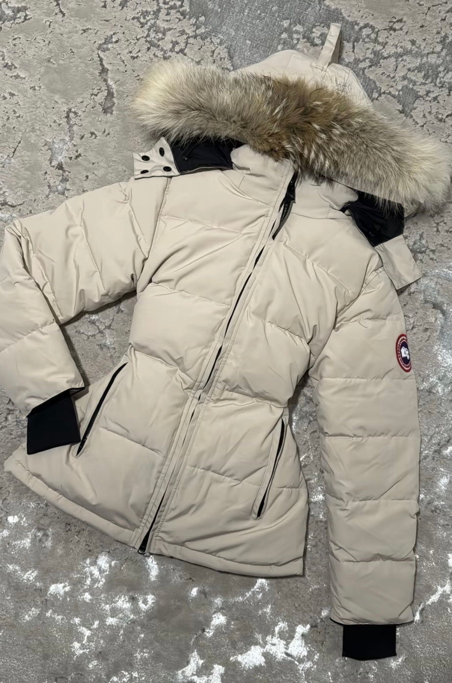 MANTEAU BEIGE CANADA GOOSE SNATCHABLE
