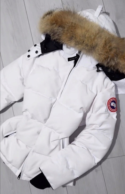 MANTEAU D'OSE DU CANADA À SAISIR BLANC