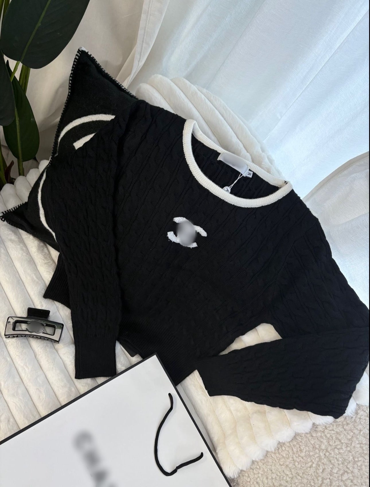 Tricot à torsades CC