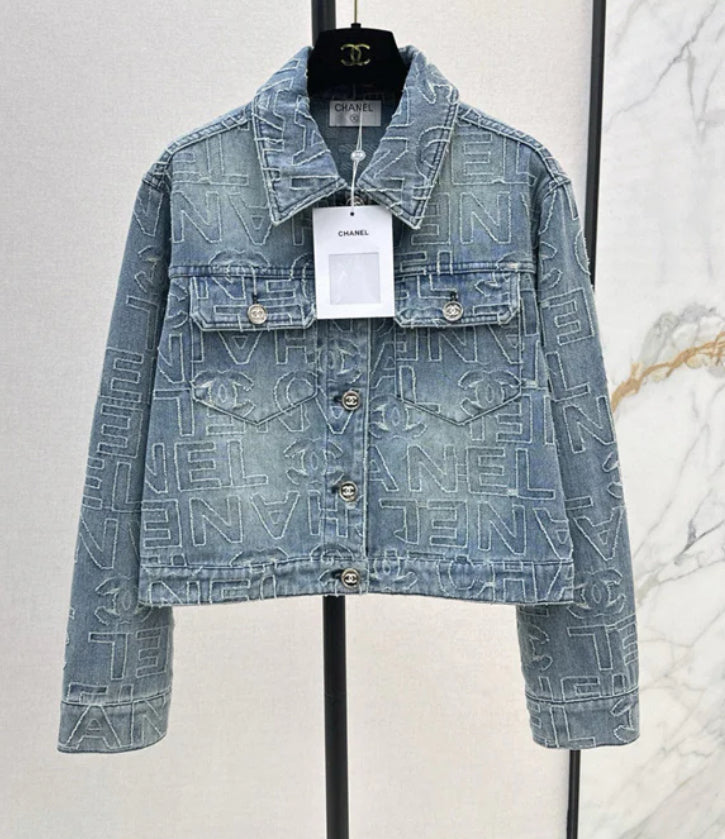 veste en jean CC