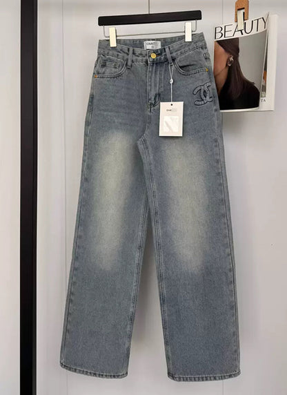 jeans à logo CC