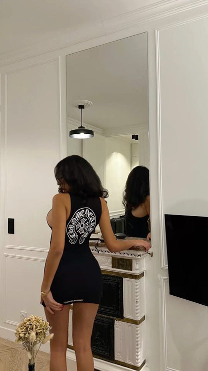 ROBE À CŒURS CHROMÉS