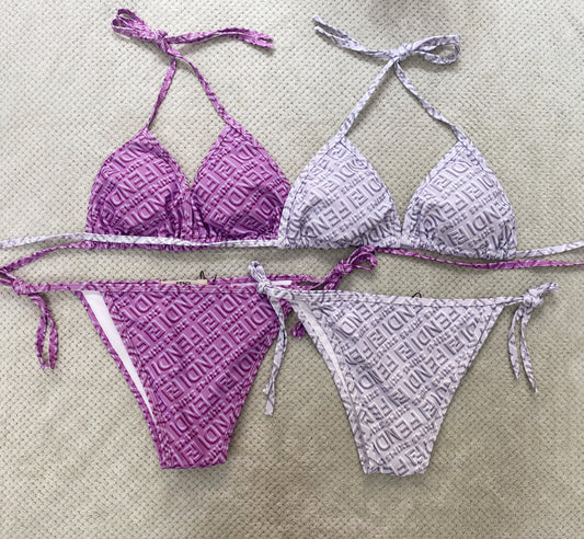 Bikini violet FENDI x SKIMS