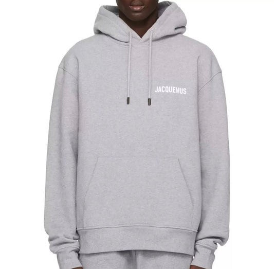 Sweat à capuche gris JACQUEMUS