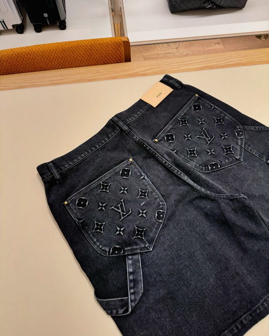 Jean en denim noir LV Carpenter