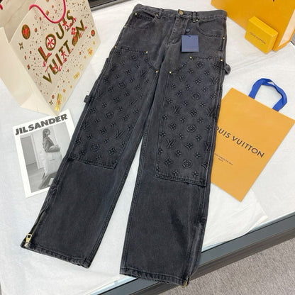 Jean en denim noir LV Carpenter