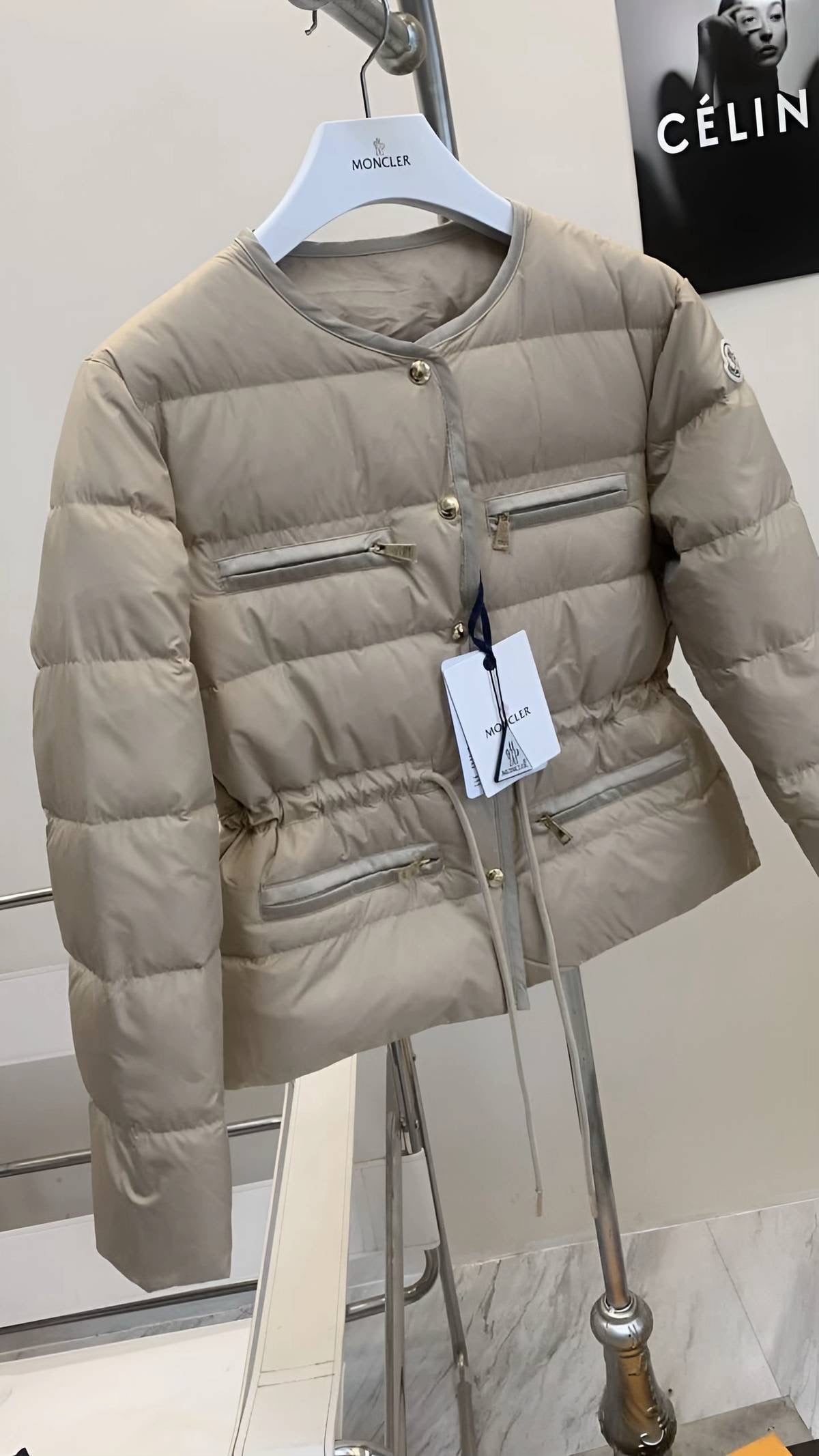 MANTEAU MONCLER BEIGE