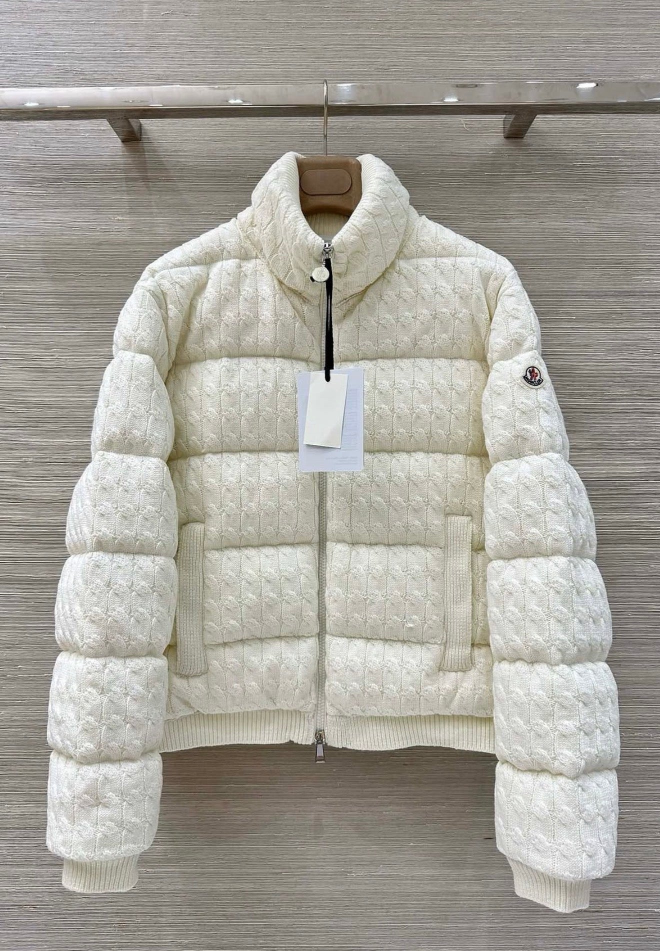 VESTE EN TRICOT DE COTON MONCLER