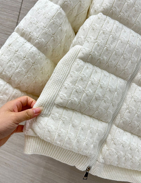 VESTE EN TRICOT DE COTON MONCLER