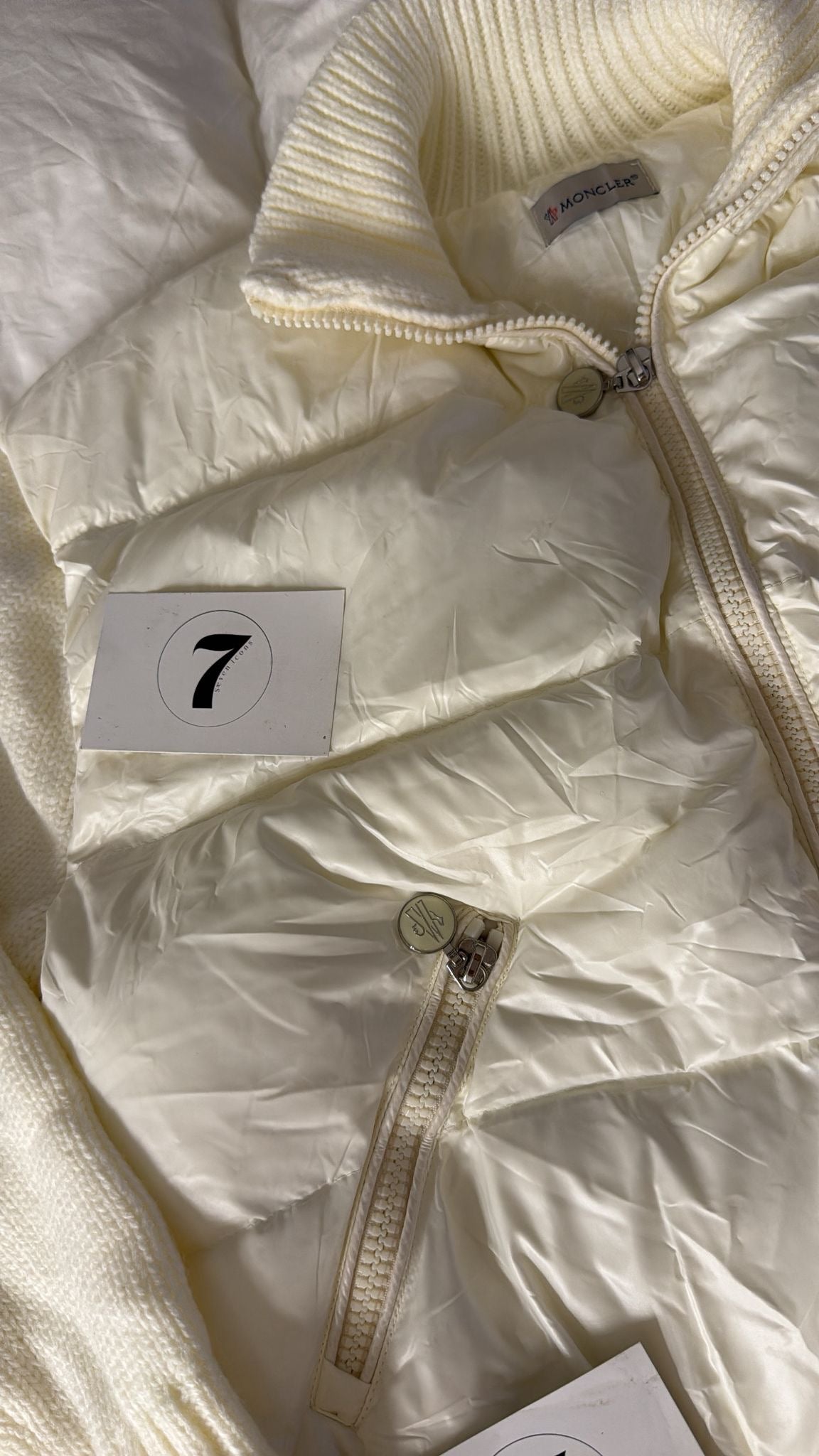 VESTE MONCLER WHITE AUTOMNE