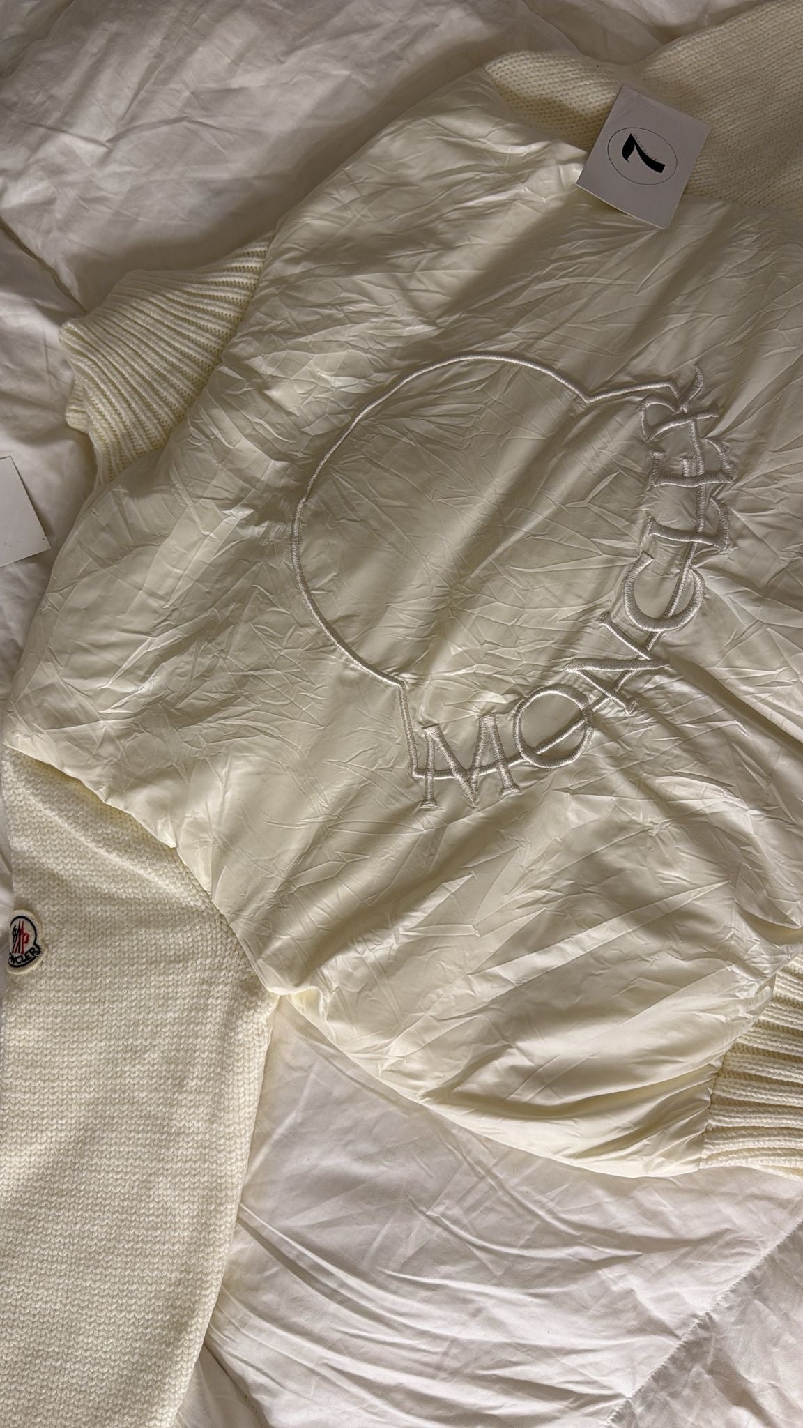 VESTE MONCLER WHITE AUTOMNE