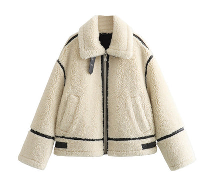 VESTE EN POLAIRE TEDDY