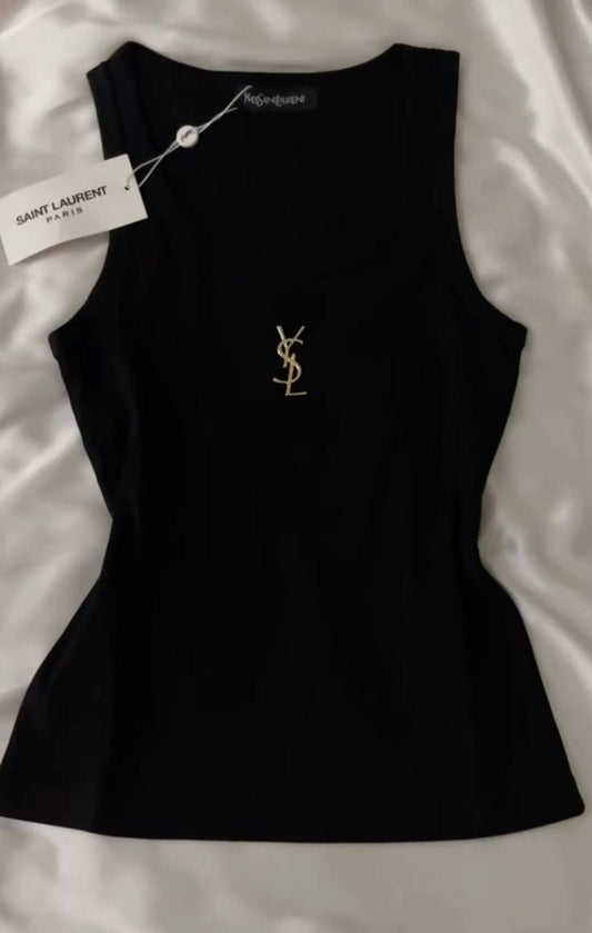 Débardeur noir YSL