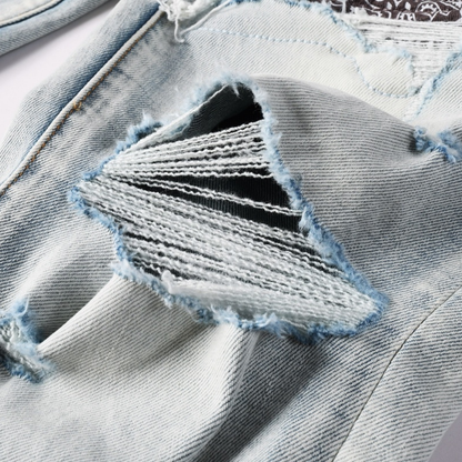 Jean à patch bandana Amr