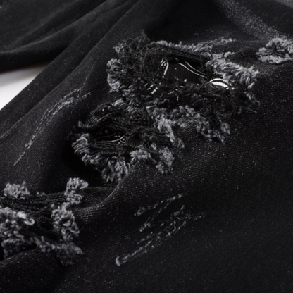 Jean camouflage à bandana noir Amr