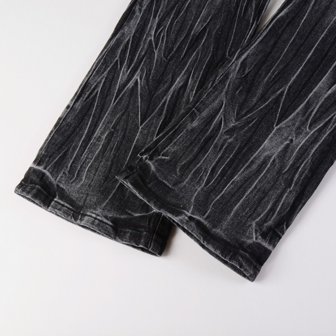 Jean évasé noir Amr