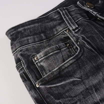 Jean évasé noir Amr