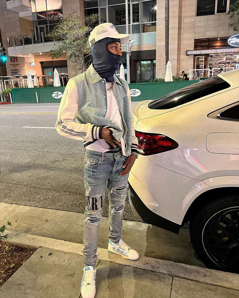 Jean noir à logo Amr