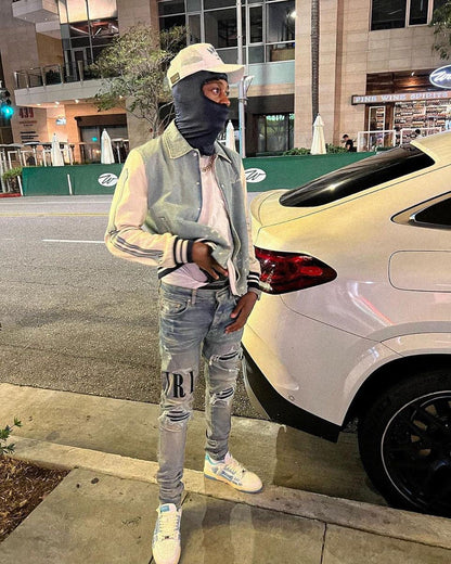 Jean noir à logo Amr