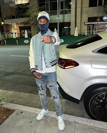 Jean noir à logo Amr