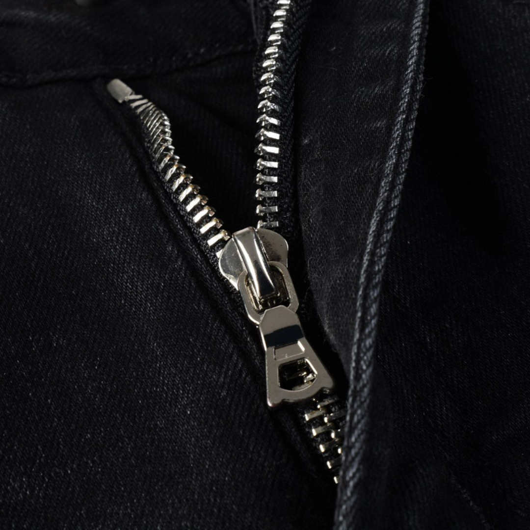 Jean Amr à logo patch noir