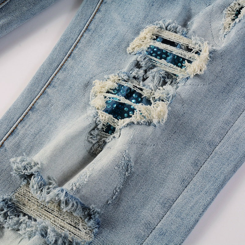 Jeans Amr Blue Diamonds