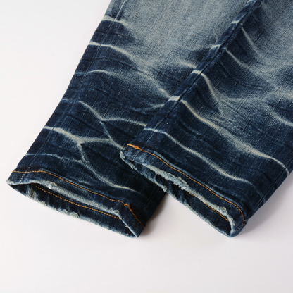 Jean bleu à logo Amr