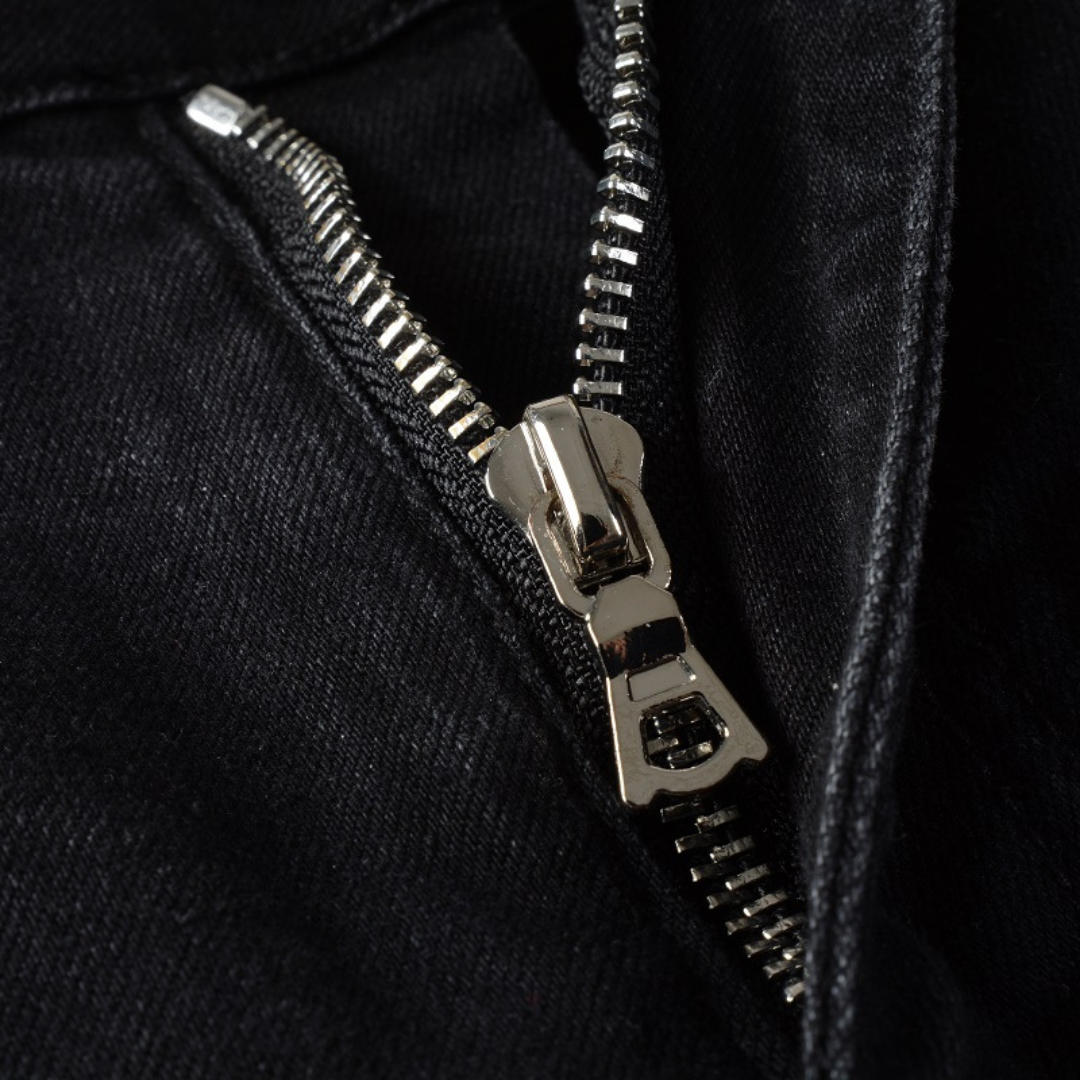 Jean bleu marine à écusson étoile Amr