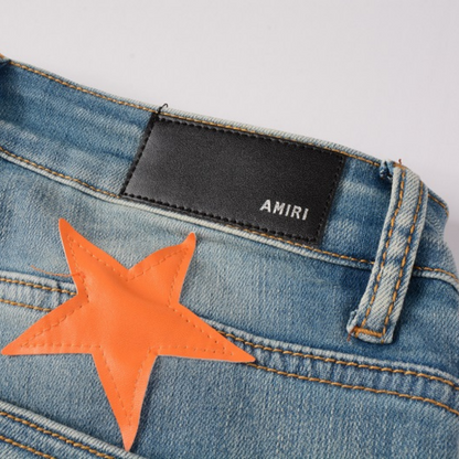 Jean Amr Orange Star Patch