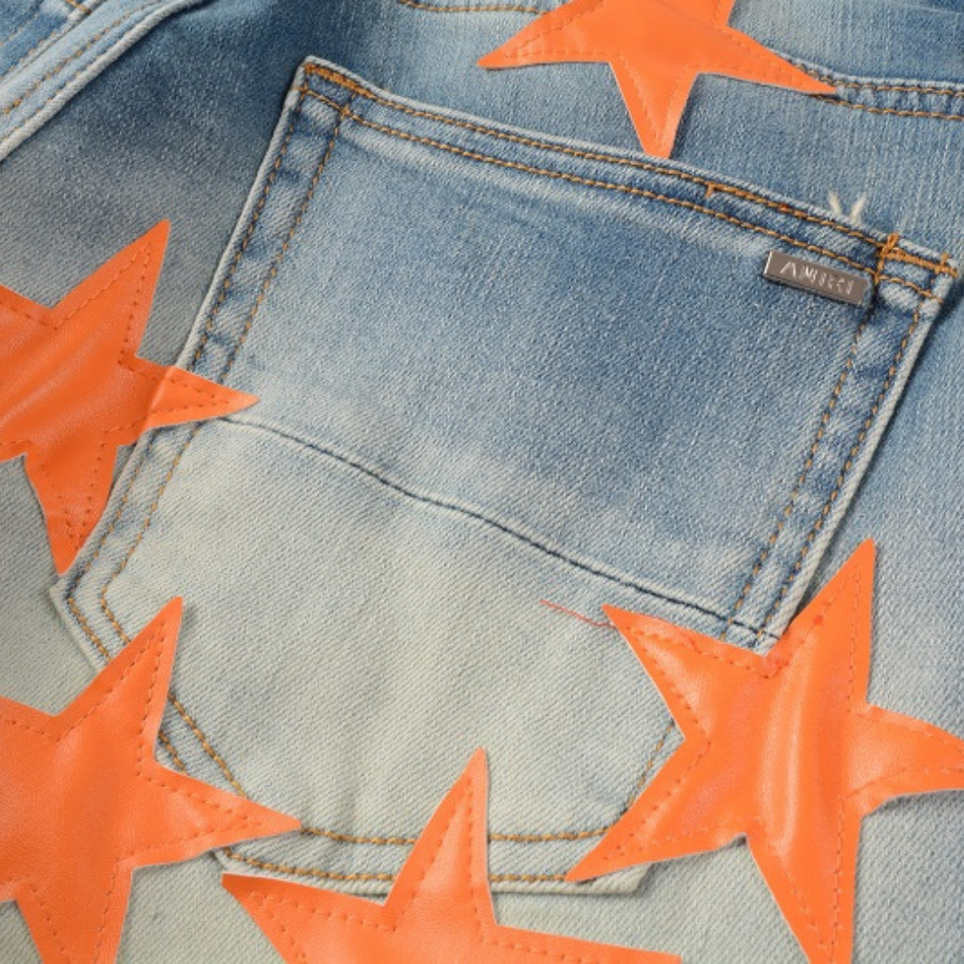 Jean Amr Orange Star Patch