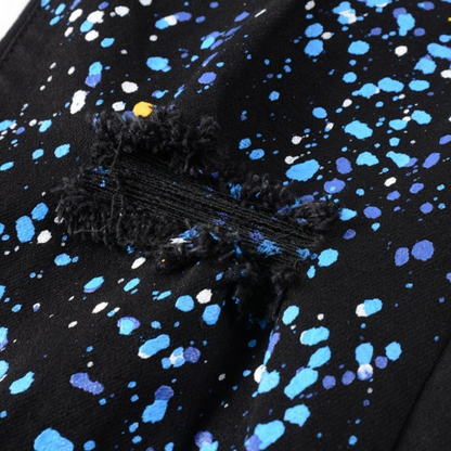 Jean Amr à éclaboussures de peinture