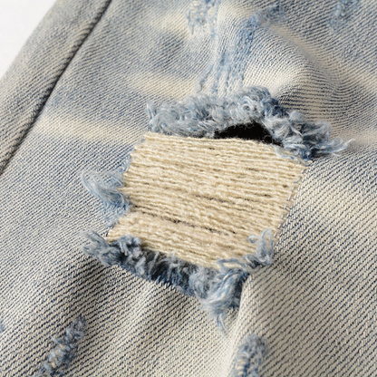 Jean délavé Amr Patch