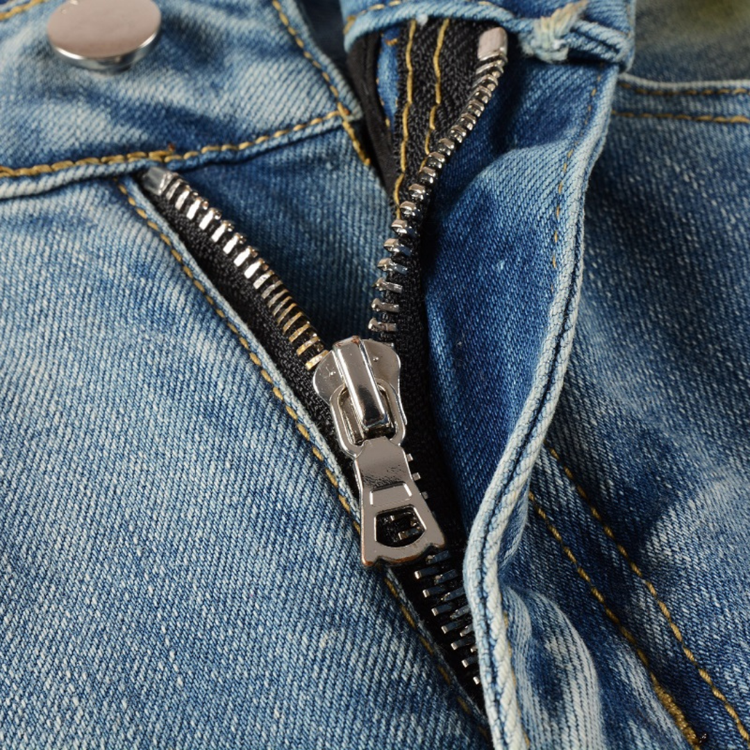 Jean Amr à patch diamant rouge