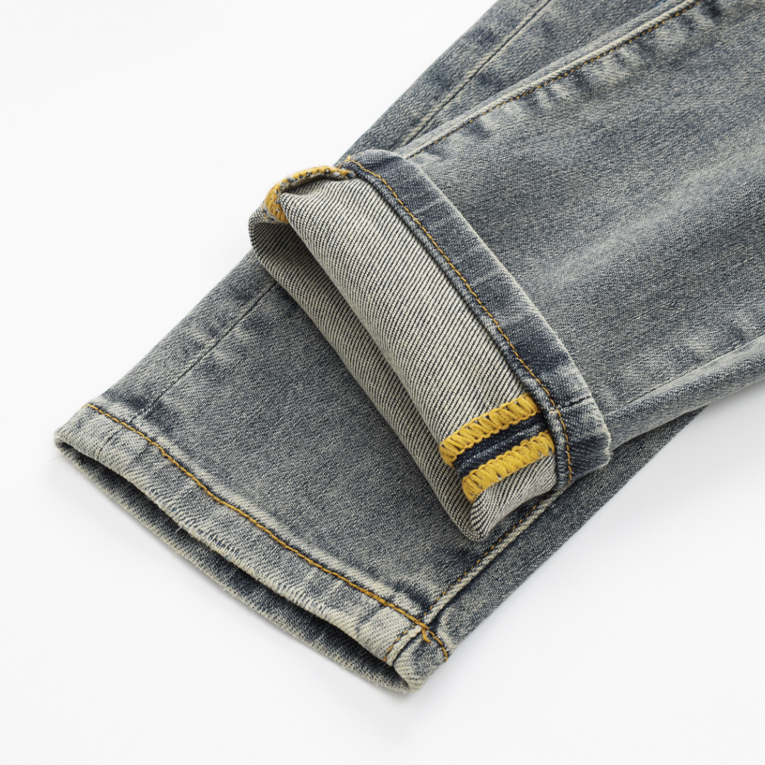 Jean gris Amr Red Snake