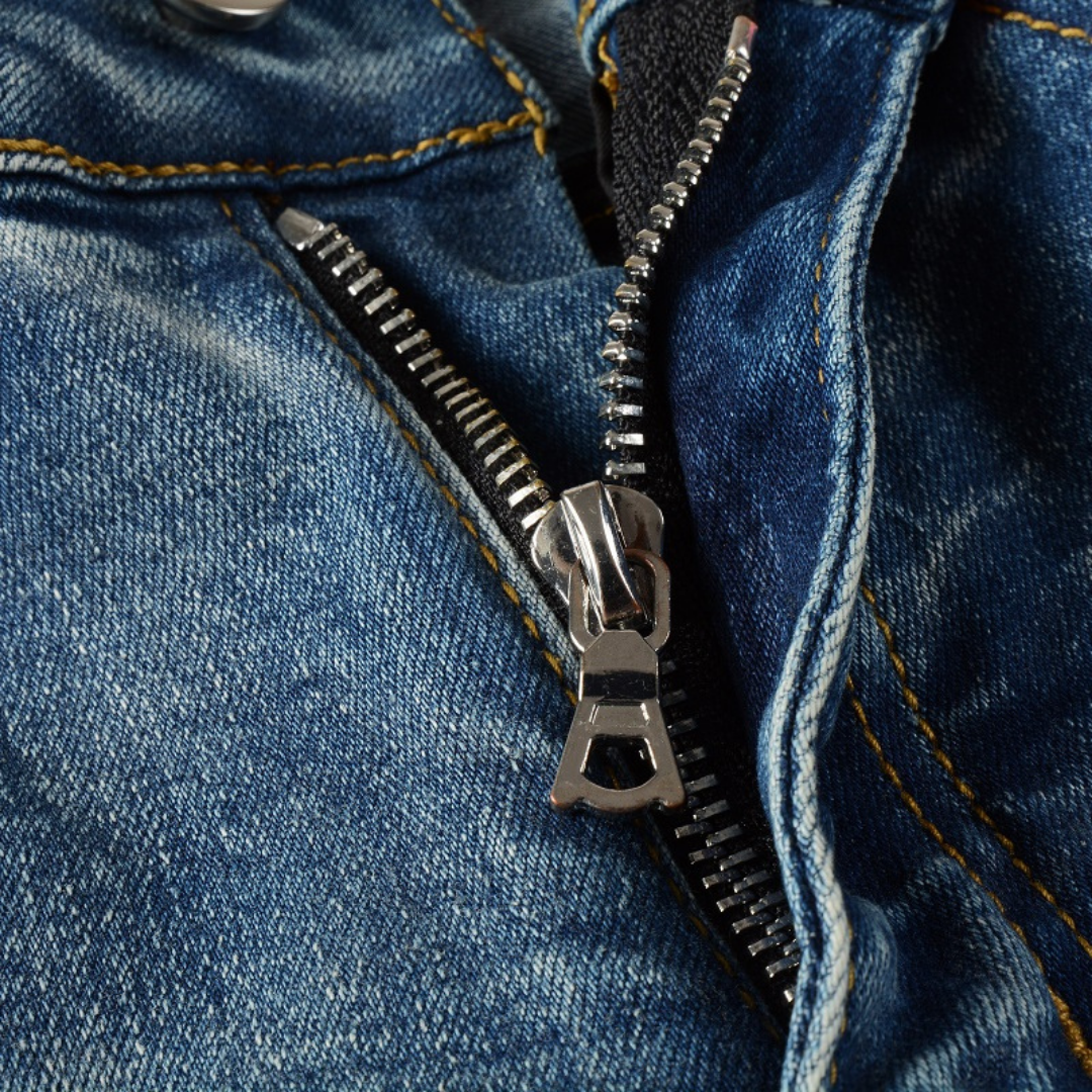 Jean à logo blanc Amr