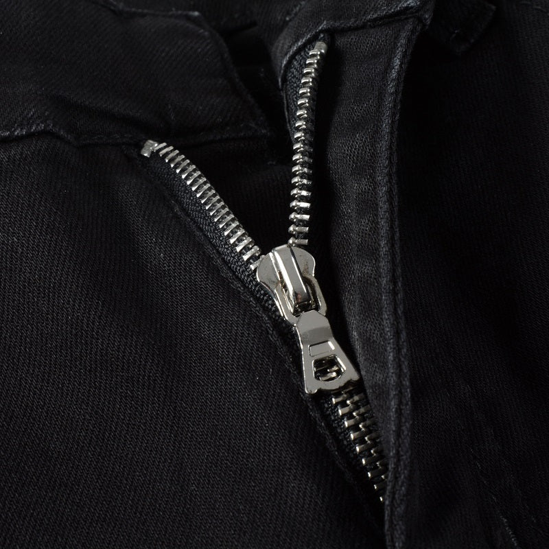 Jambon à bandana zèbre Amr en jean noir