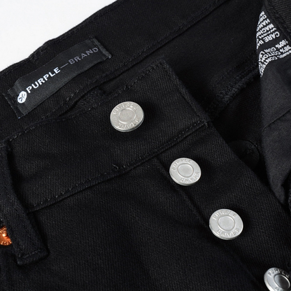 Jean déchiré violet et noir