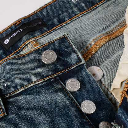 Jean bleu dégradé violet